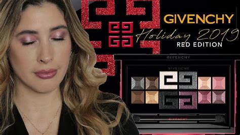 givenchy red edition eyeshadow palette review|GIVENCHY RED EDITION HOLIDAY 2019 EYESHADOW .